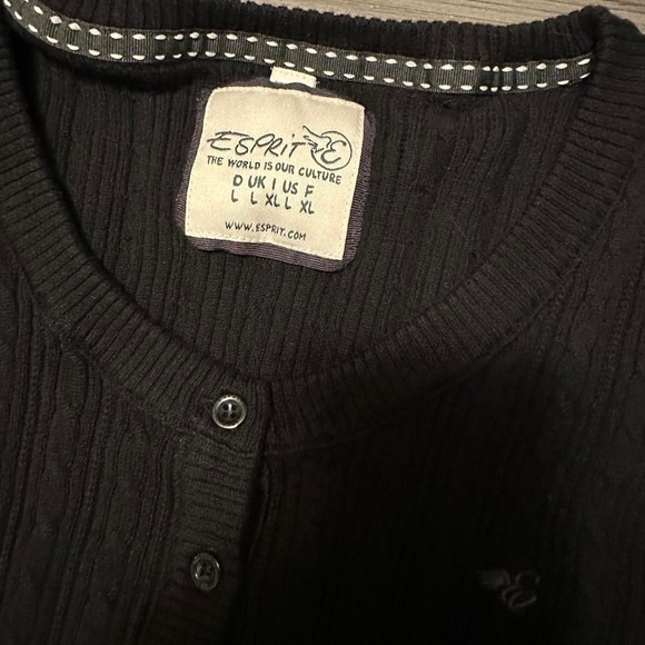 🌥️Esprit babydoll ribbed top - Picture 3 of 3